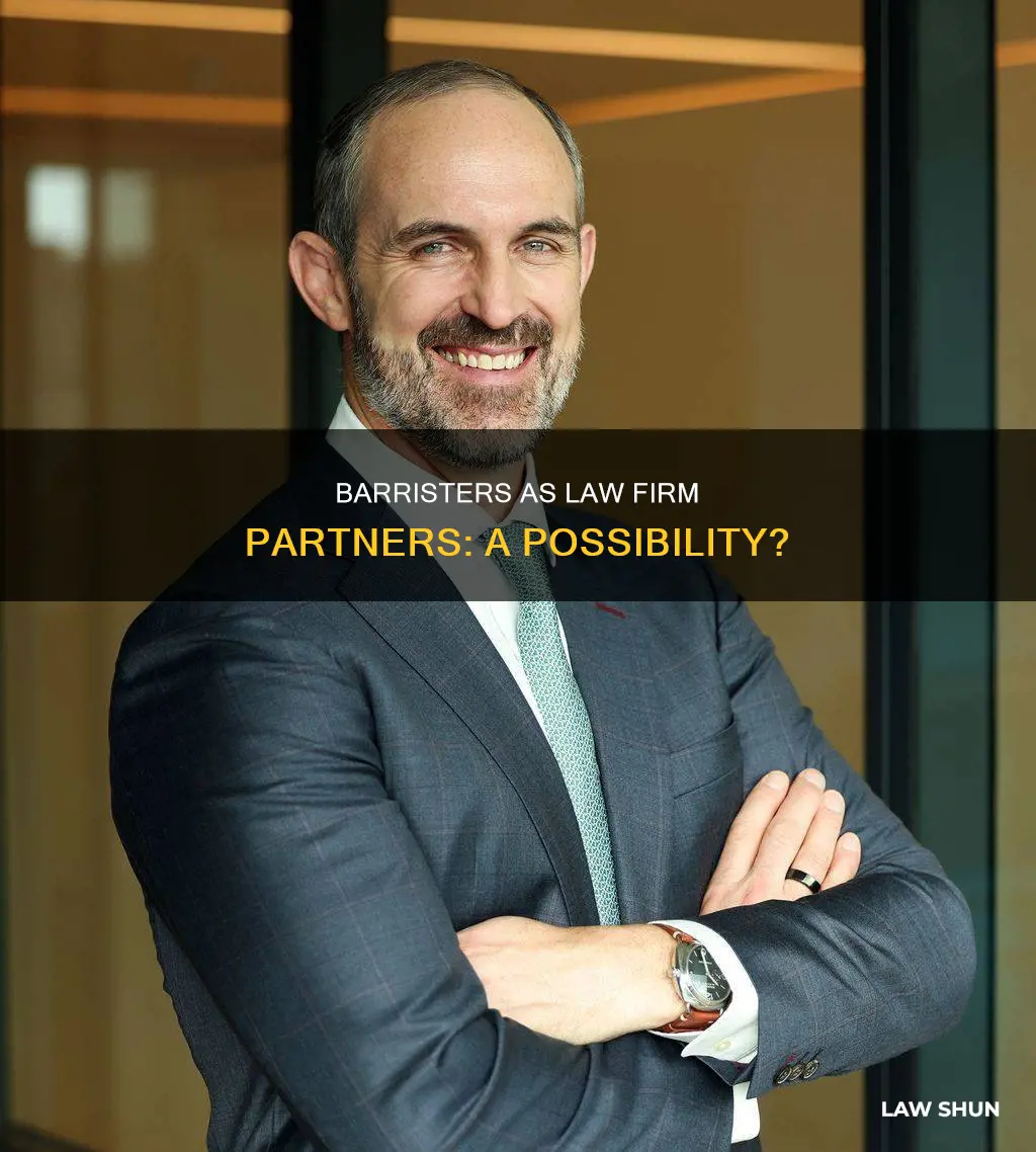 can a barrister be a partner in a law firm