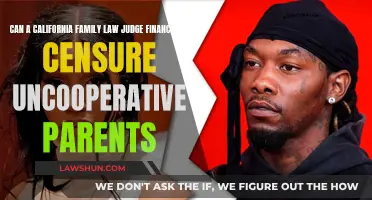 California Family Law: Judges Can Penalize Uncooperative Parents Financially