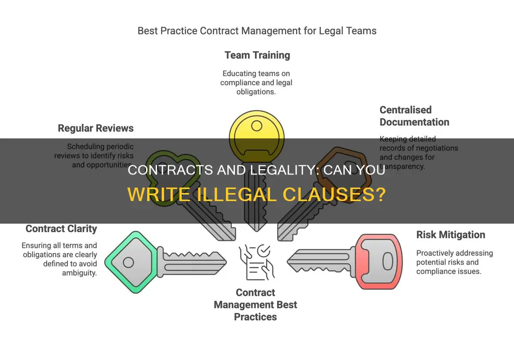 can a contract allow someo someone to break the law