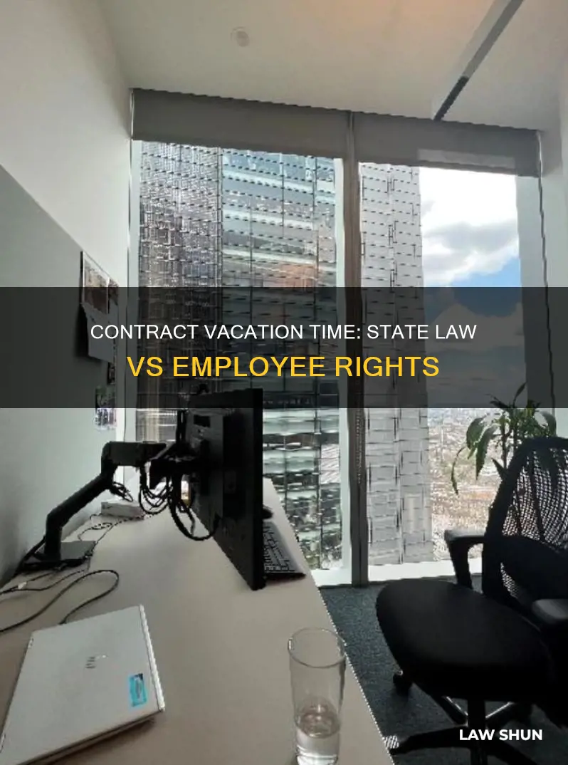 can a contract supersede state law on vacation time