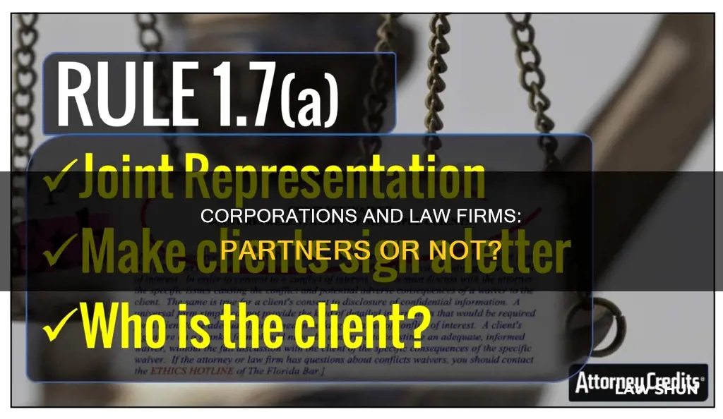 can a corporation be a partner in a law firm