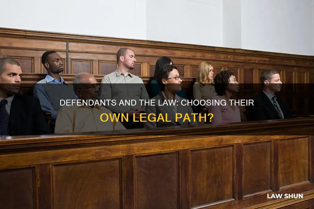 can a defendate pick its own laws