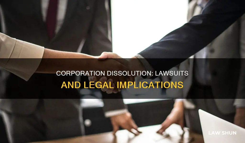 can a disolved corporation file a law suite rcw