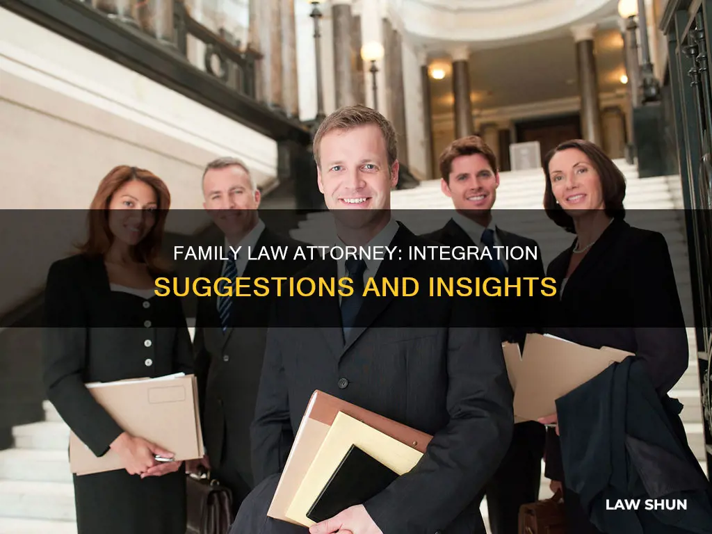 can a family law attorney give integration suggestions