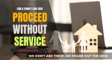 Proceeding Family Law Cases: Service Not Required?