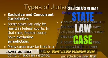 Federal Courts and State Law: Who Hears What?