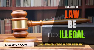 Federal Law: Can It Be Illegal?