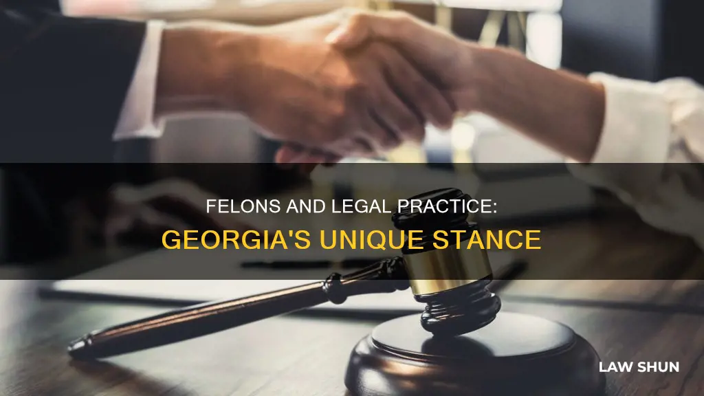 can a felon practice law in georgia