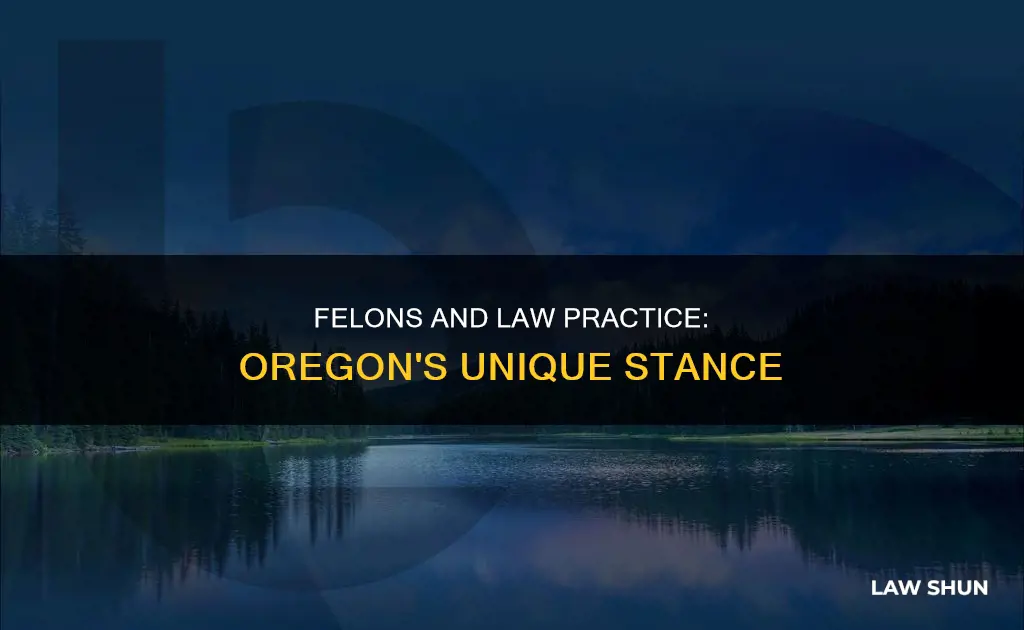 can a felon practice law in oregon