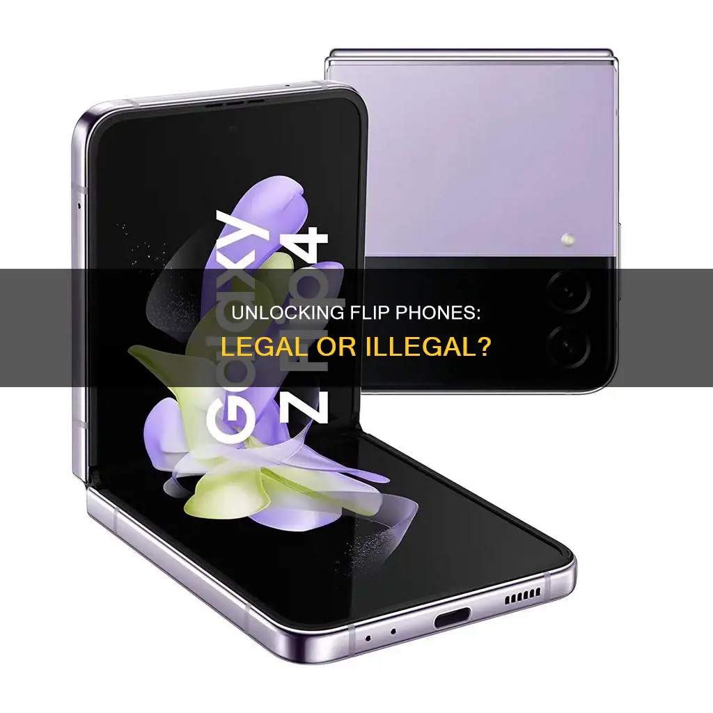 can a flip phone be unlocked law