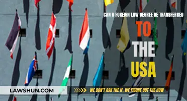Foreign Law Degree: Transferrable Credentials in the USA?