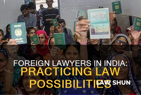 can a foreigner practice law in india