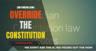 Foreign Laws vs Constitution: Who Wins?