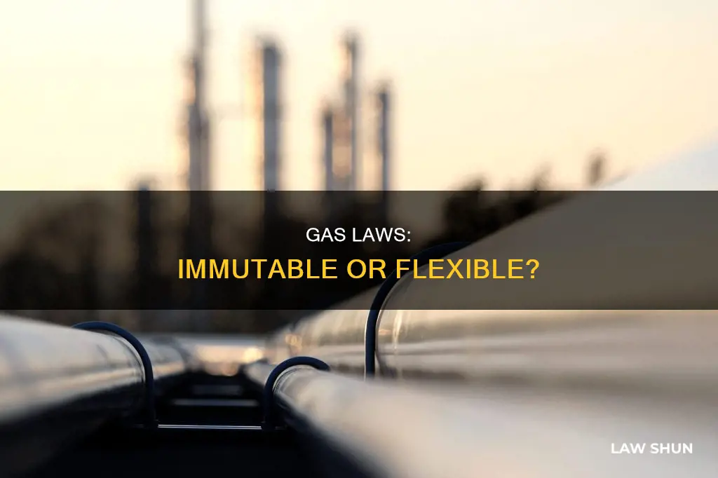 can gas laws be violated