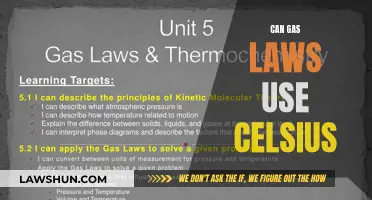 Gas Laws Compatibility: Celsius Usage Explained