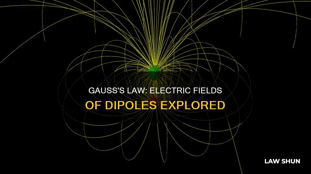 can gauss law be used to find e for dipoles