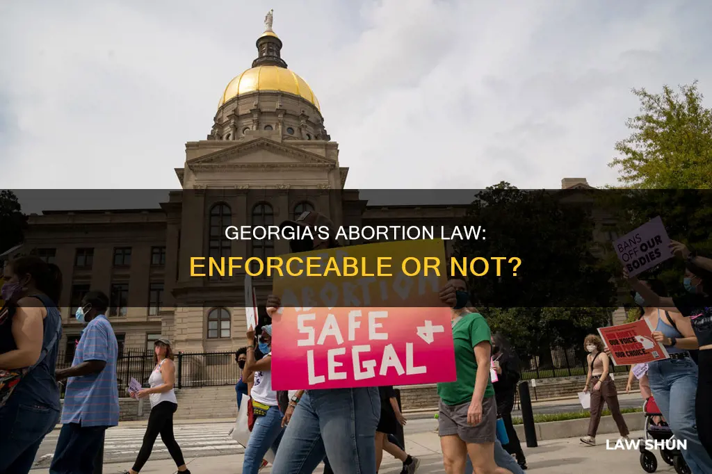 can georgia enforce abortion law