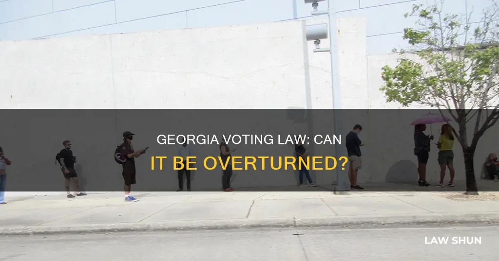 can georgia voting law be overturned