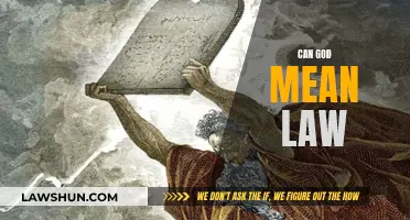 God and Law: A Divine Legal Link