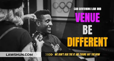 Governing Law and Venue: Can They Be Different?