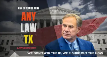 Texas Governor's Power: Can They Veto Any Law?