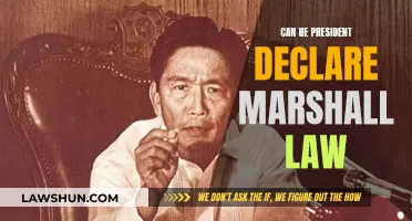 The President and Martial Law: Can He?