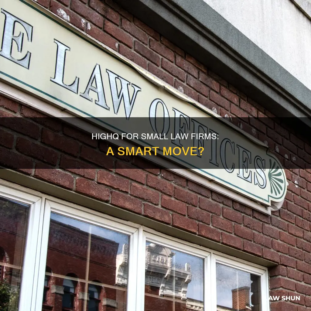 can highq be used by small law firms