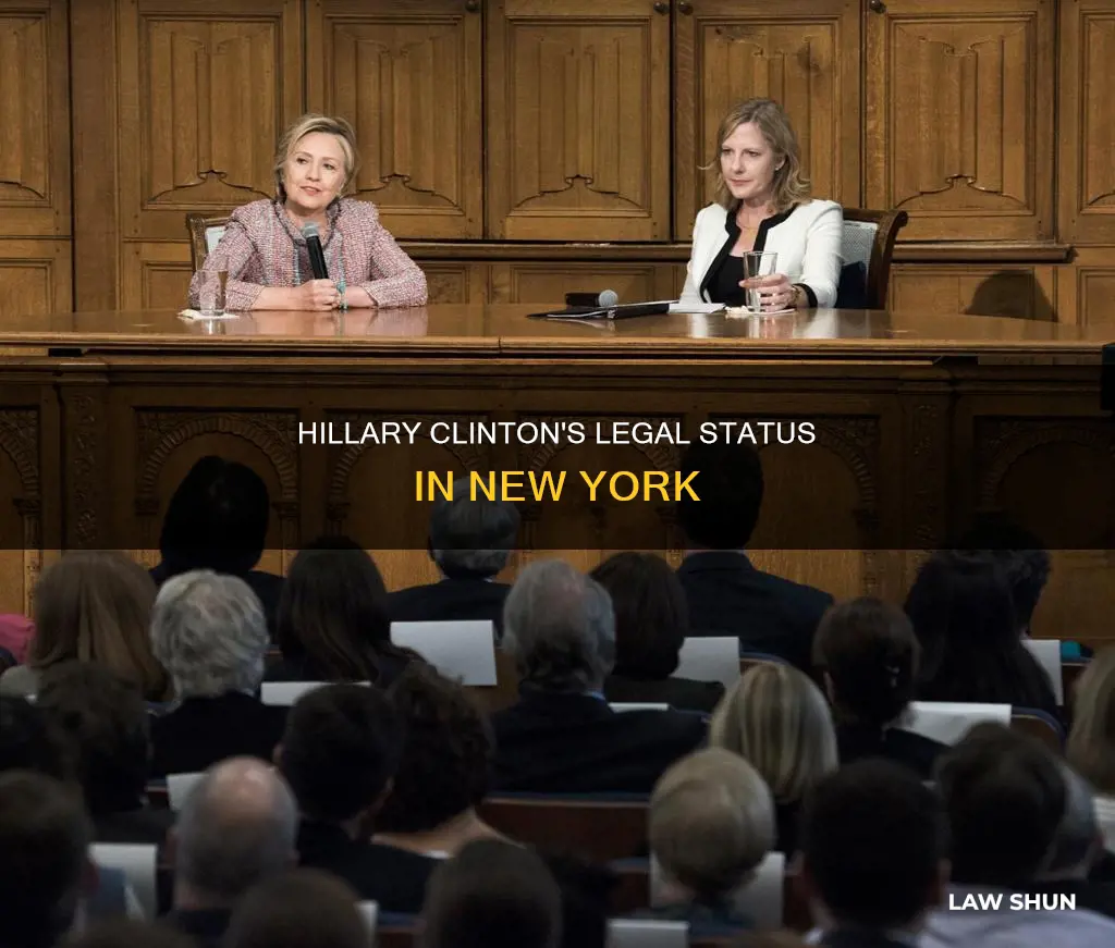 can hillary clinton practice law in new york