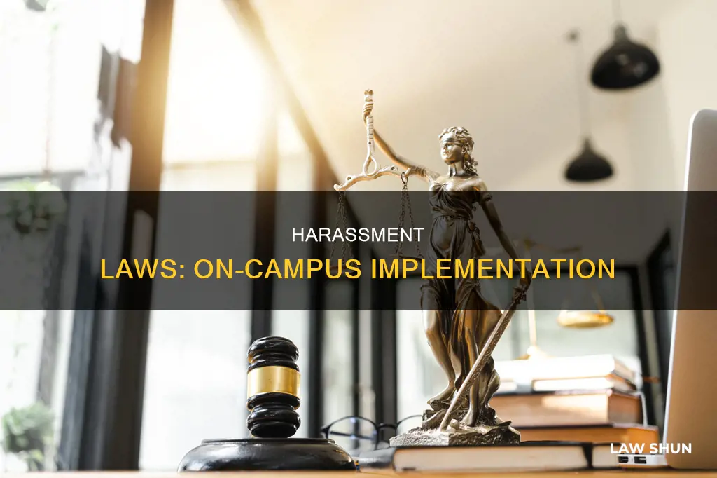 can hiostile harassment law be incorporated in college