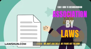 How to Propose Changes to Your Neighborhood Association Bylaws