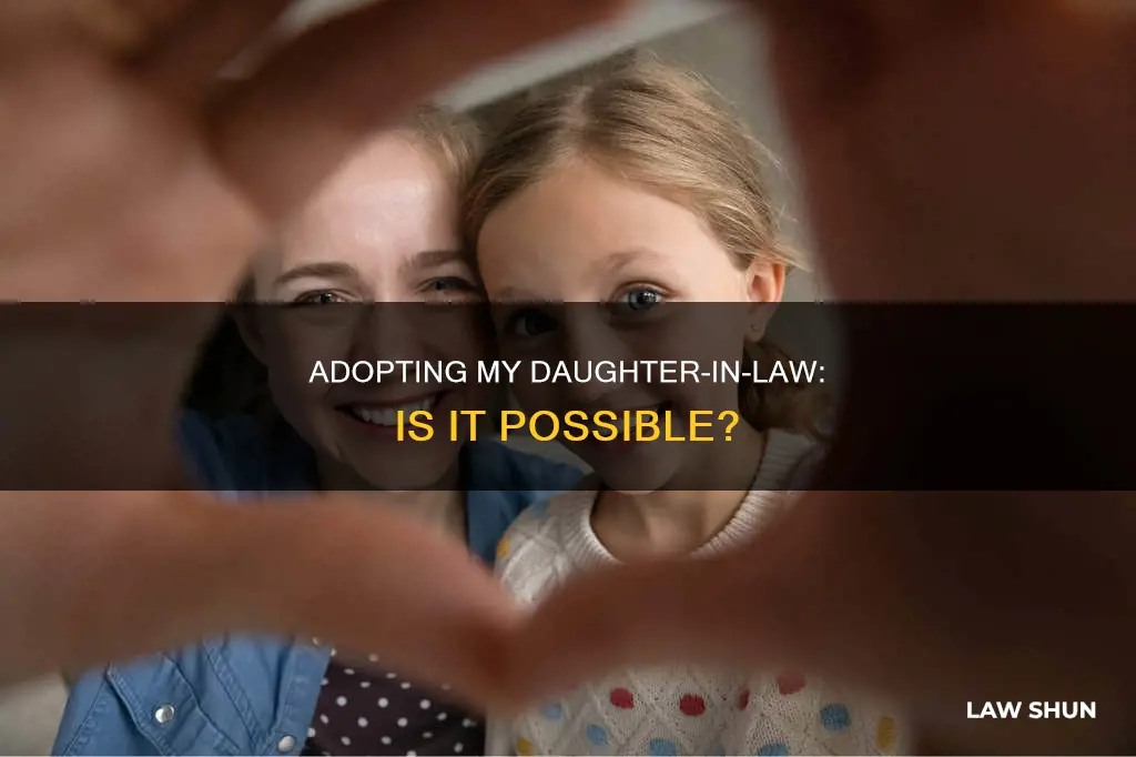 can i adopt my daughter in law