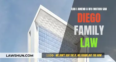 Amending RFO Motions in San Diego Family Law: What You Need to Know