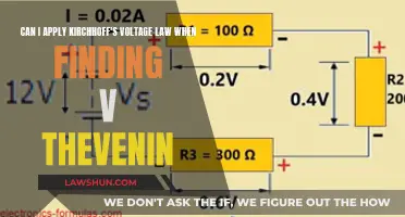 Thevenin Voltage: Using Kirchhoff's Voltage Law