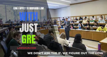 GRE-only Applications: Harvard Law School's Admission Policy