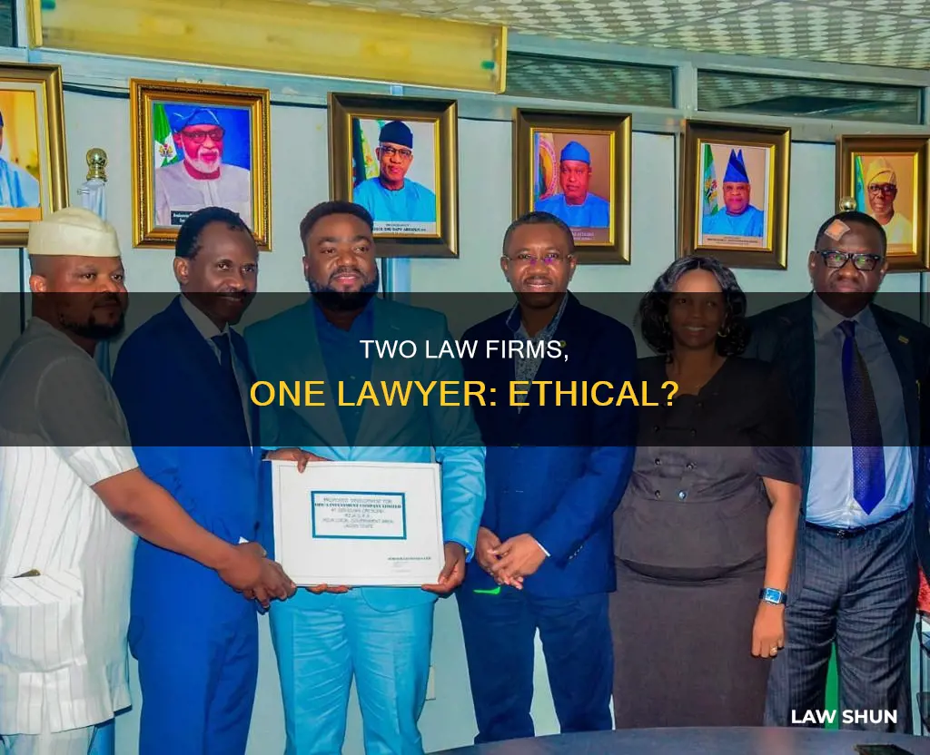 can i be a member of two law firms
