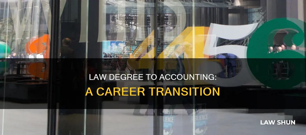 can i become an accountant with a law degree