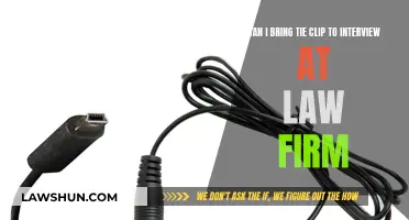Tie Clips for Law Firm Interviews: Yes or No?
