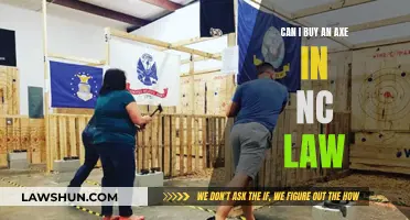 Buying Axes in North Carolina: Legal or Not?