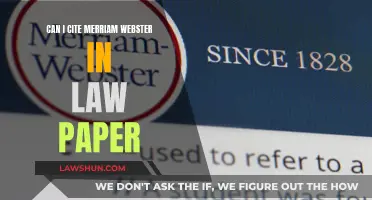Citing Merriam-Webster in Legal Writing: Is It Acceptable?