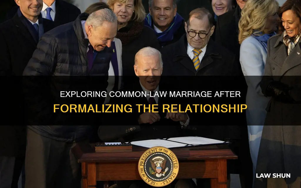 can i claim common law marriage after marriage