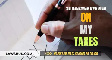 Claiming Taxes: Common-Law Marriage, What You Need to Know