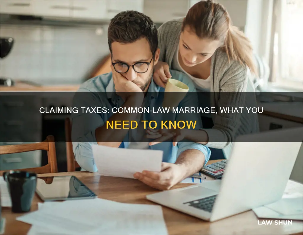 can i claim common law marriage on my taxes
