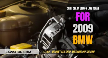 Lemon Law in Texas: Can I Claim for My 2009 BMW?