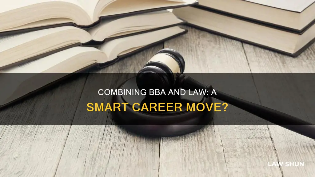 can i combine bba with law degree