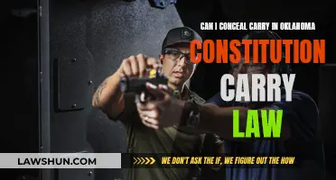 Oklahoma's Constitutional Carry Law: Can I Conceal Carry?