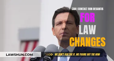Contacting DeSantis: Can I Suggest Law Changes?
