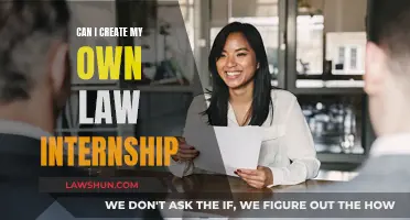 Creating Your Own Law Internship: Is It Possible?