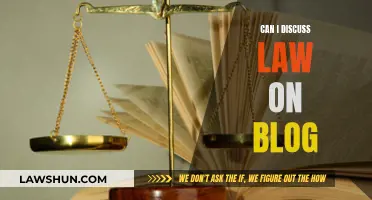 Exploring Legal Discussions in the Blogging Sphere