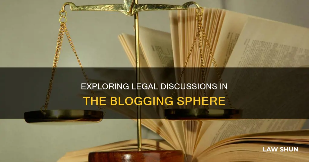 can i discuss law on blog