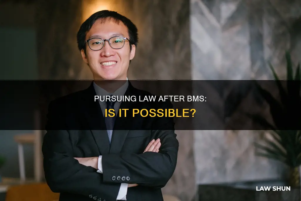 can i do law after bms